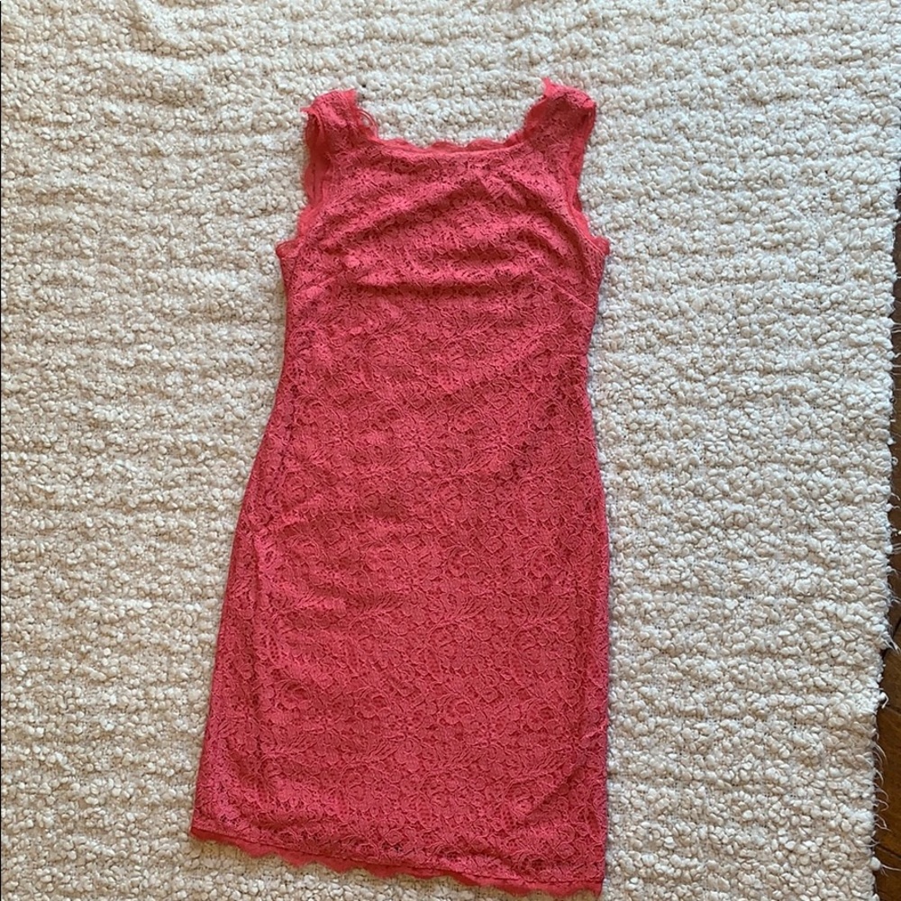 Adrianna Papell Coral Dress Size 2
